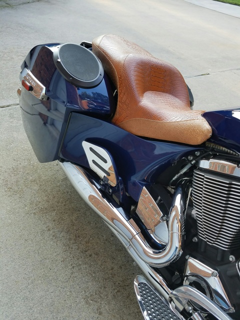 Polished Passenger Floor Board Covers - Victory Motorcycle Parts