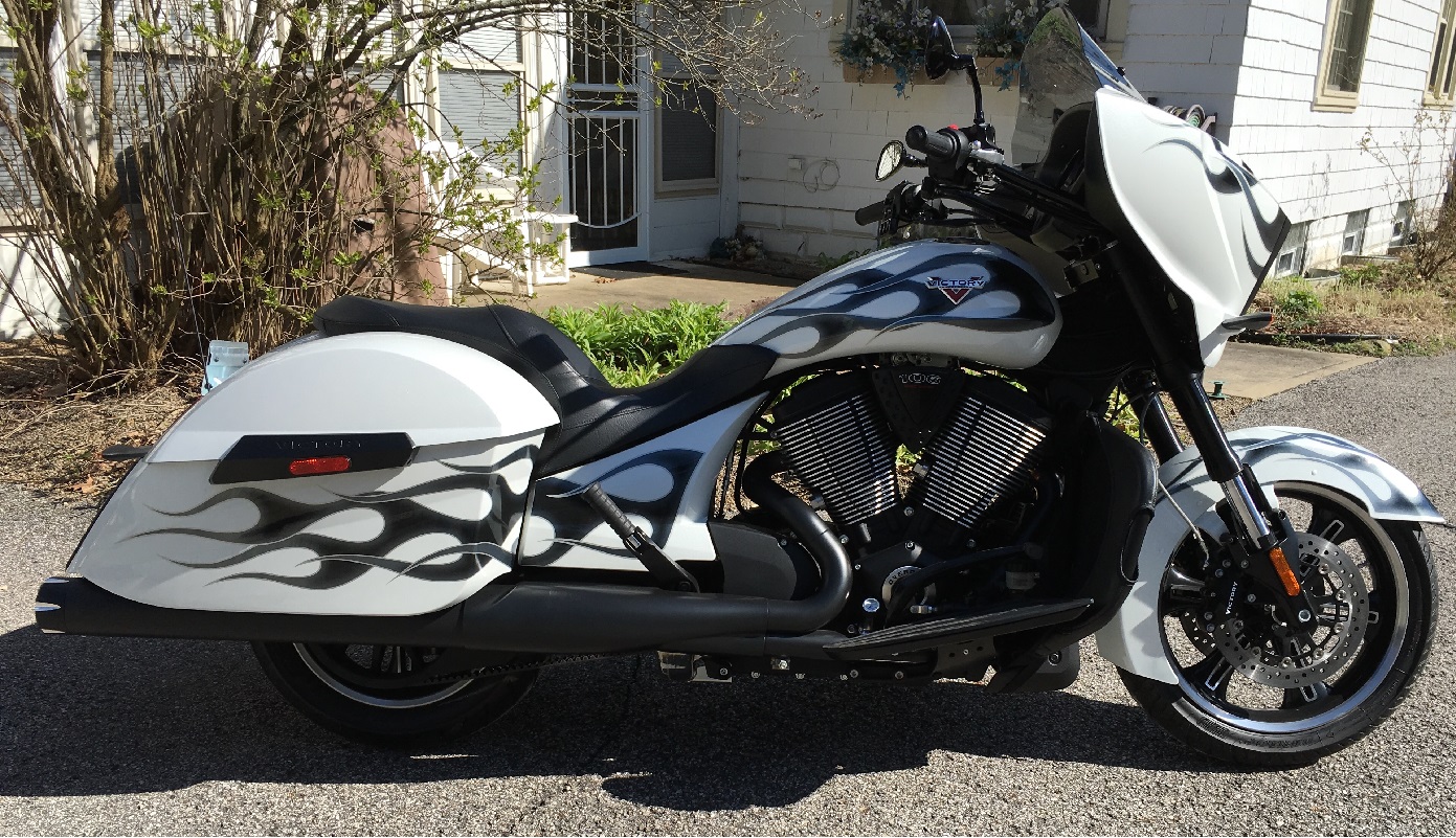 2015 Cross Country enjoying the sunshine - Victory Motorcycle Parts
