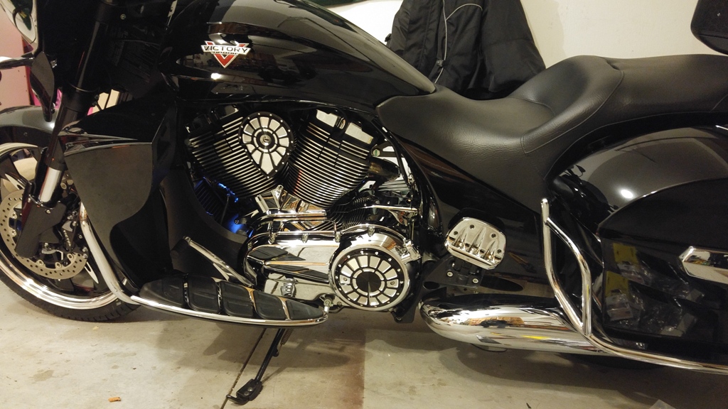 Add some contrast chrome and black - Victory Motorcycle Parts