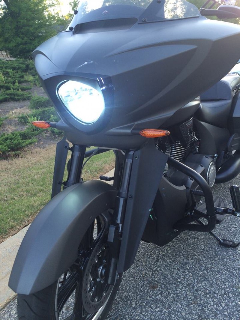 victory cross country fork tube covers