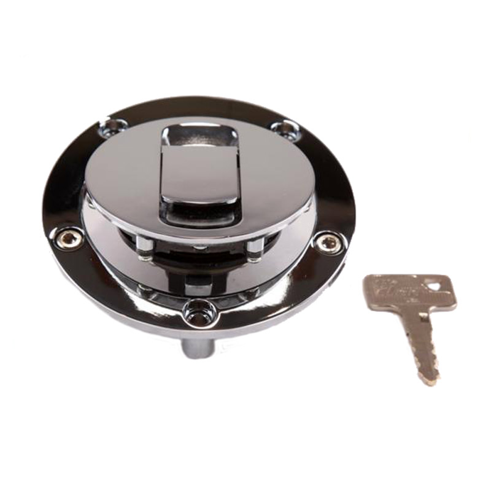 Gas Cap Chrome Victory by Polaris in Victory Hammer Dress Up Body Parts